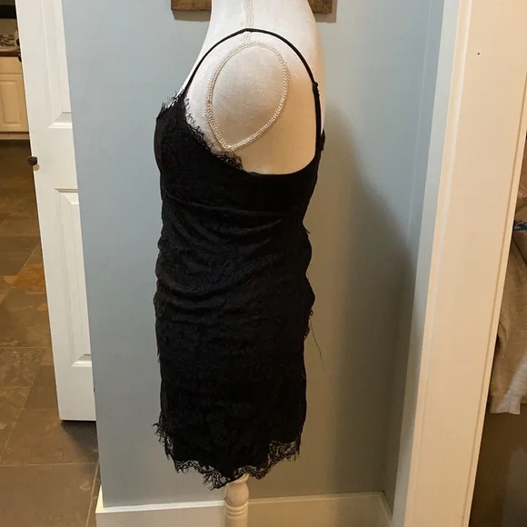 LBD Forever 21 Black Lace Dress - Picture 2 of 4